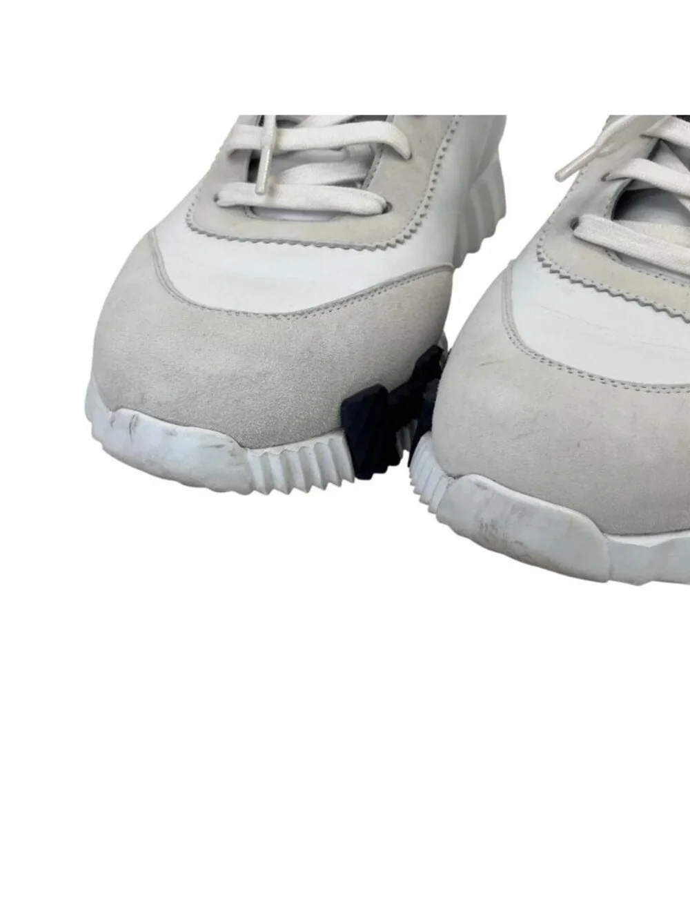Hermes Bouncing Sneakers 44 White Navy